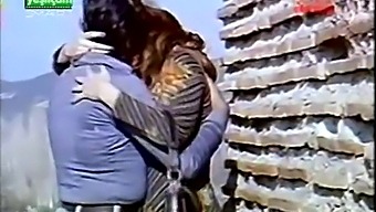 Steamy Turkish Couple'S Outdoor Adventure With Some Playful Kissing