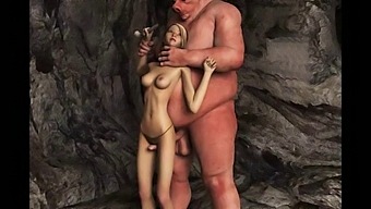 Giant Monsters Ejaculate On Animated Hentai Women