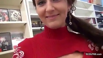 German Teen Gets Fucked And Pregnant During A Job Interview At A Video Store