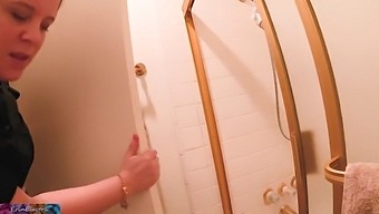 Sultry Stepmom Seduces Young Stepson In The Bathroom After Sunday Service