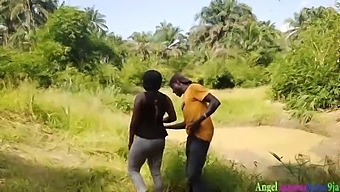 Okoro, The Diligent Hunter, Encounters A Stunning African Woman While Pursuing His Passion For Farming. Despite Her Husband'S Presence, He Indulges In Their Passionate Encounter, Captured By His Hidden Camera For Your Viewing Pleasure.