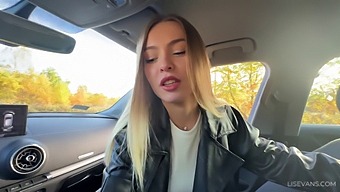 Cumshot And Blowjob Action In A Public Place