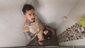 Kendra Romans, A Seductive Transgender Woman Of Latin Descent, Joins You In The Shower