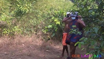 Intense Bbw Outdoor Encounter In A Bush With A Bbc