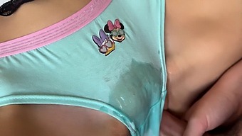 Homemade Video Of Kinky Wife'S Intimate Session With Panties Rubbing And Explosive Orgasm