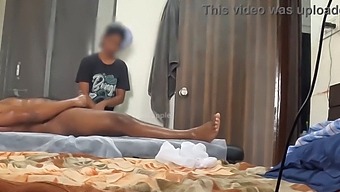 Massaging Tension Away Leads To A Satisfying Climax